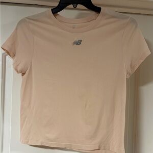 NWOT New Balance Women's SE Poly Knit Tee Rosewater - Size M